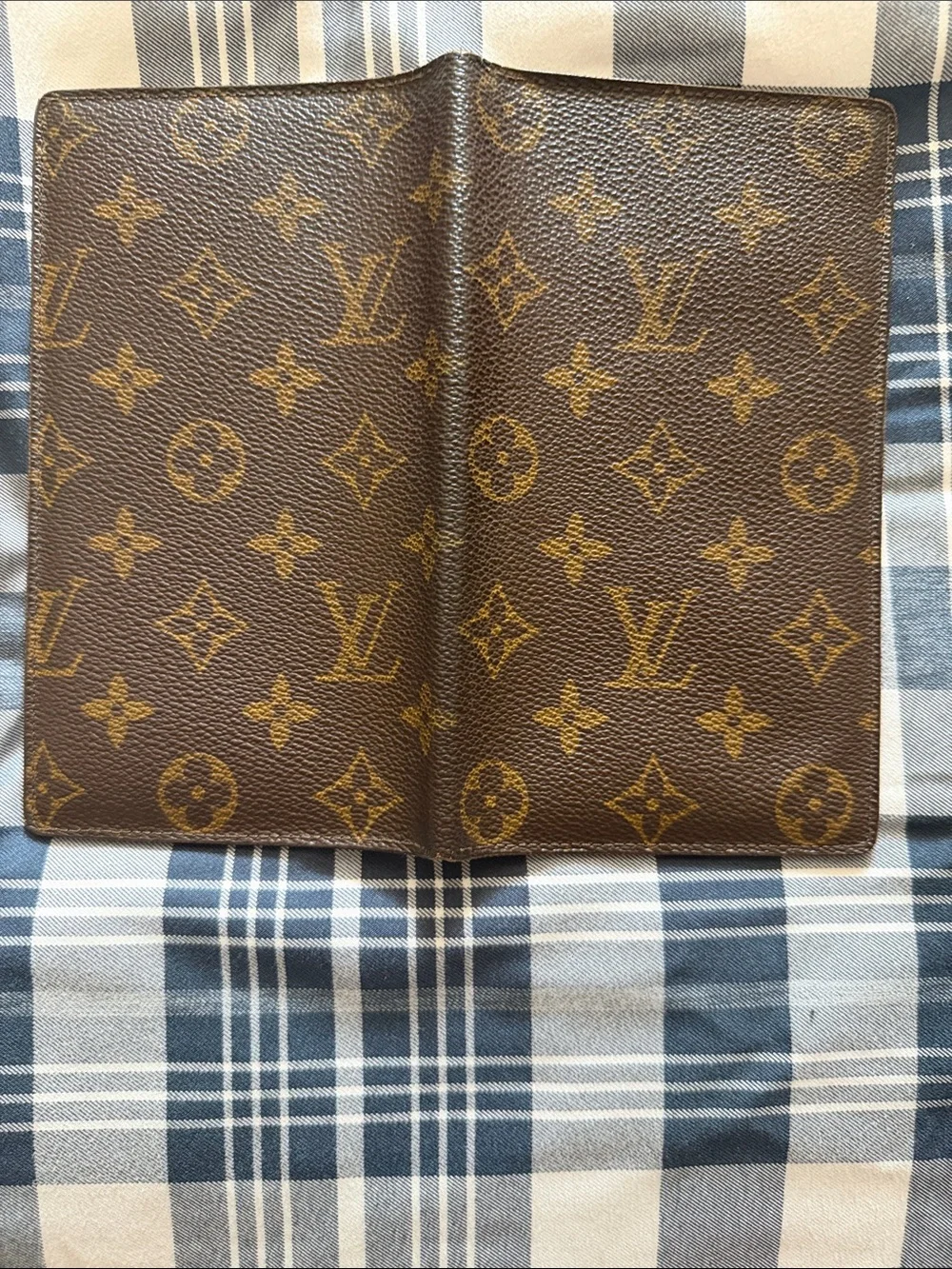 Louis Vuitton Brown/Gold Monogram Tall Card Case